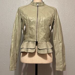 NEW LA coalition women’s faux leather jacket size S